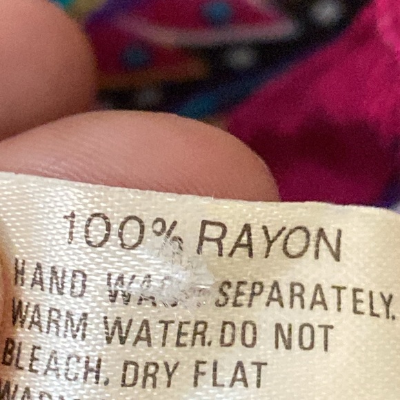 Symphony Scarfs Multi-Colored Paisley Print Rayon Scarf - Picture 6 of 6